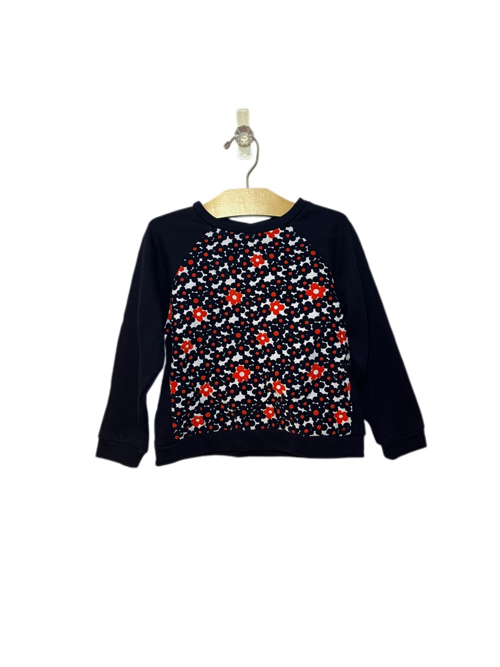 Jacadi Size 6 Girls Floral Sweatshirt